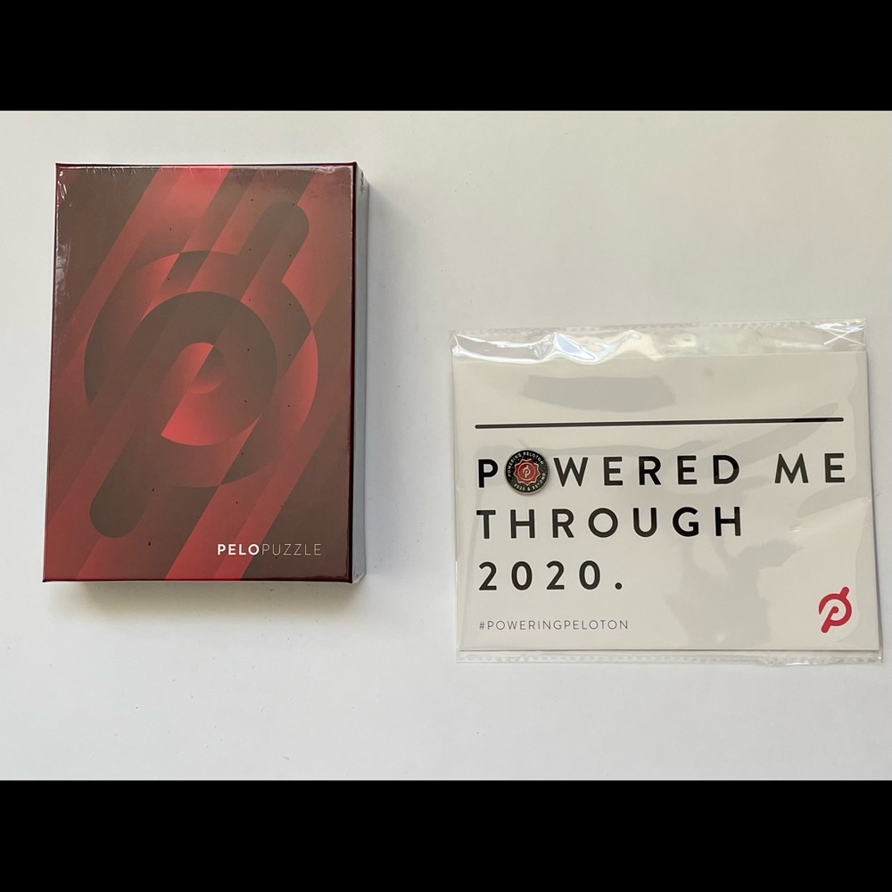 Peloton Puzzle and Powering Peloton pin